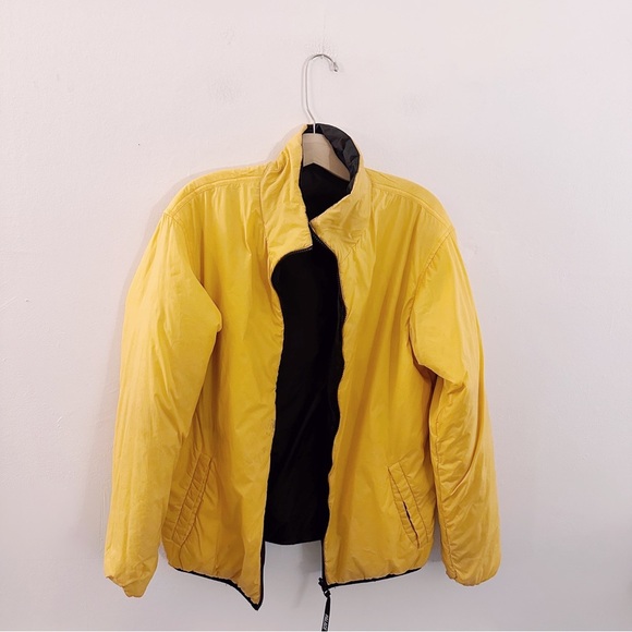 Palace Skateboards Thinsulate Reversible Jacket Black Yellow Zip Up - Picture 8 of 10